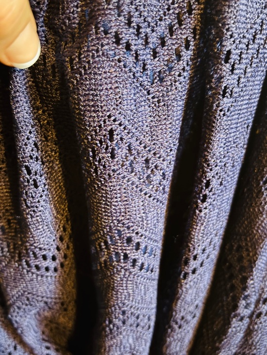 bailey blue Navy Lace Spaghetti Strap Mini Dress with Braided Belt - Picture 5 of 6